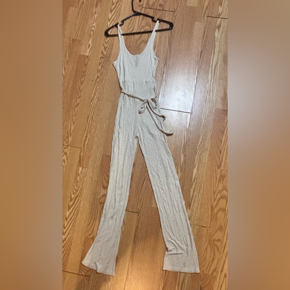 Elegant yet comfy Cream colored Jumpsuit